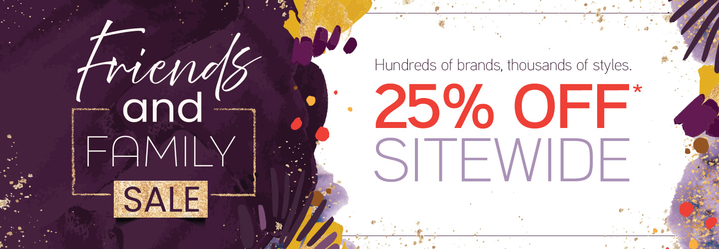 Extra 25% Off for Members: 100s of Styles Added Extended Sizes