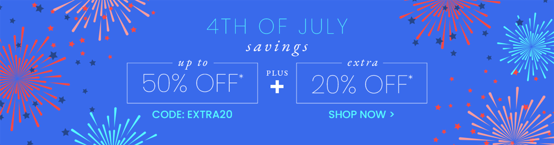 Extra 20% Off Sale on Sale