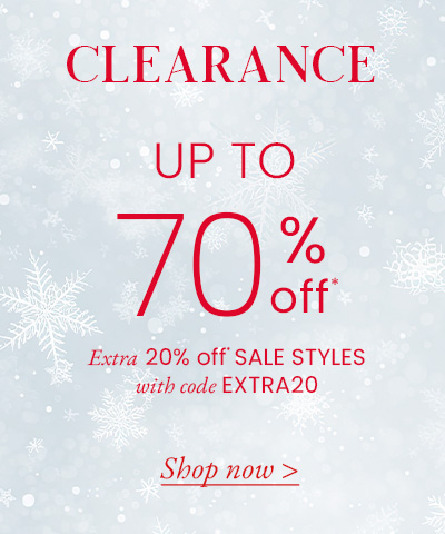 Clearance up to 70% Off*