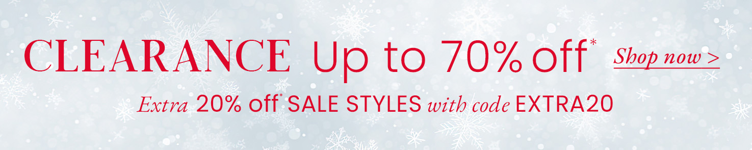 Clearance up to 70% Off*