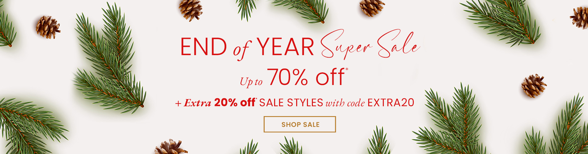 Extra 20% Off Sale Prices