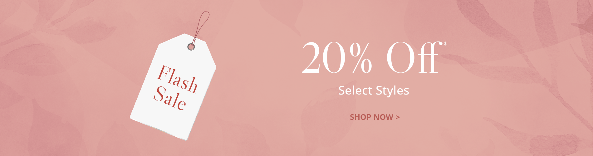 20% Off Flash Sale