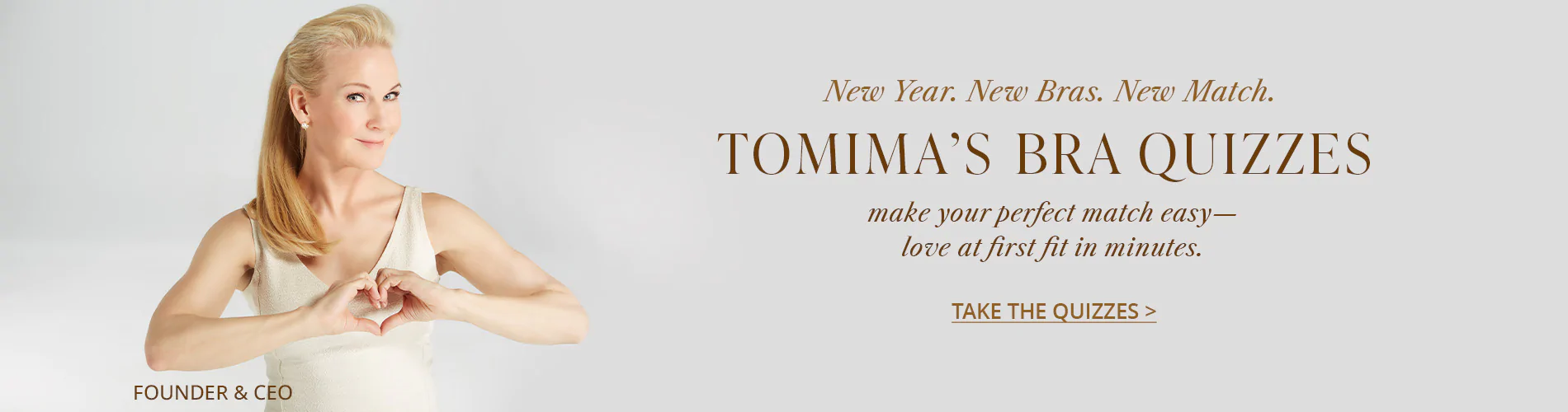 Tomima's Bra Matchmaker Quizzes