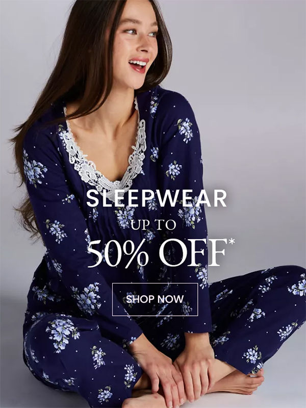 Up to 50% Off Sleepwear