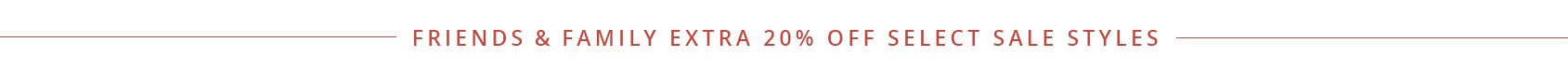 Extra 20% off Select Sale Styles