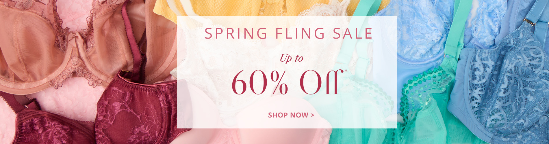 Up to 60% Off Spring Fling